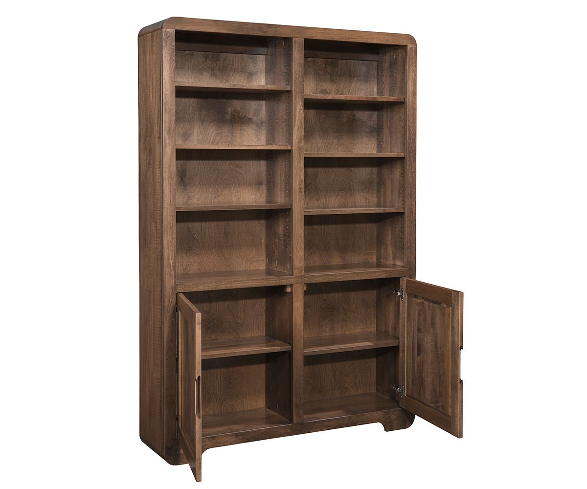 Europa Bookcase With Doors - 48"W - Image 2
