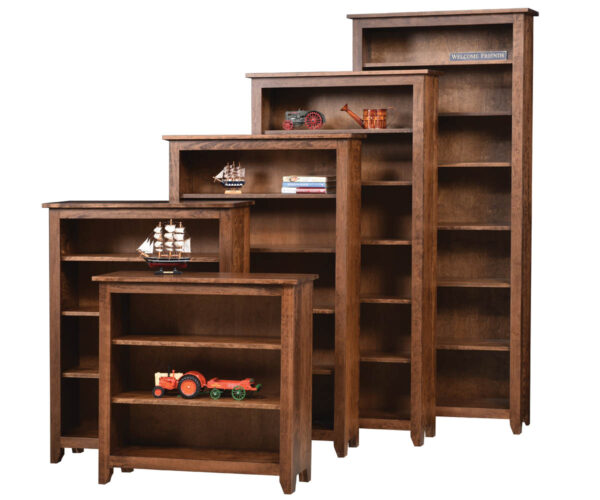 Modern Mission Open Bookcases