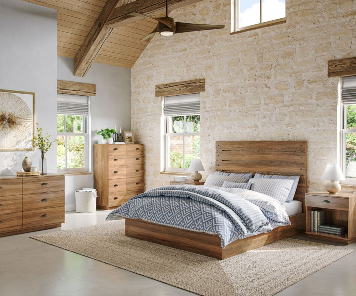 Oakley 2 Drawer Nightstand - Image 2