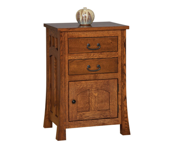 Bridgeport Mission 2 Drawer 1 Door Nightstand