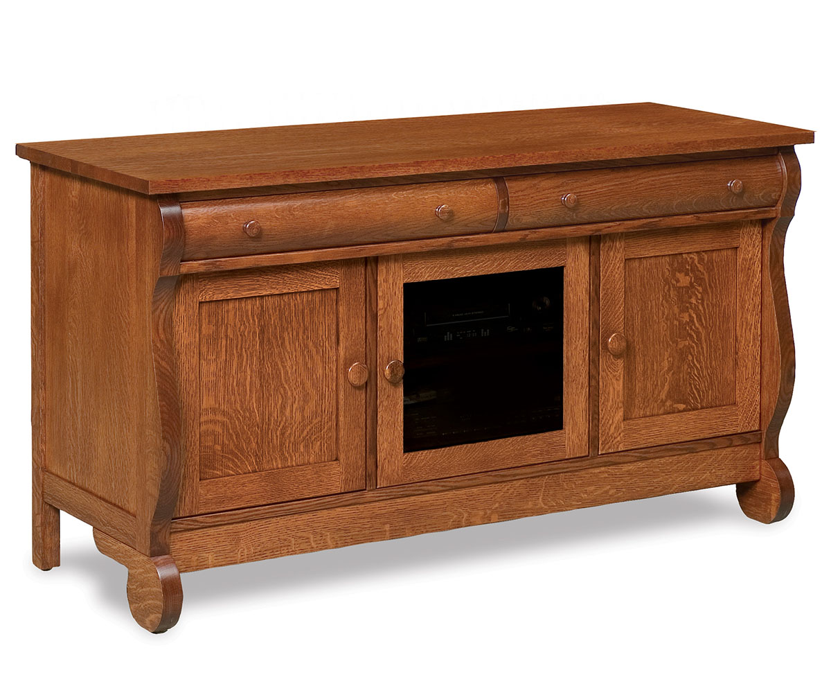 Old Classic Sleigh Media Stand - 60"W