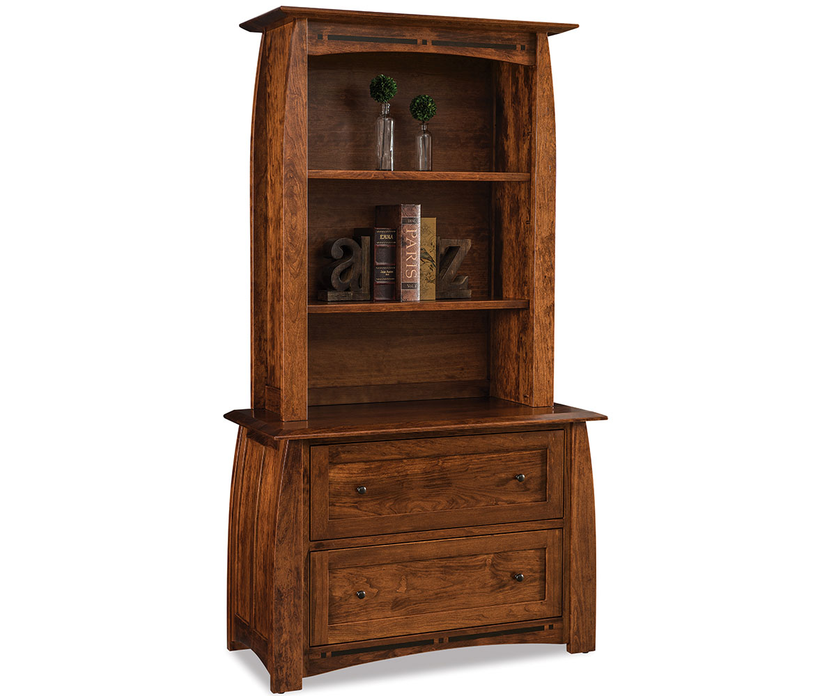 Boulder Creek Lateral File Cabinet with Hutch