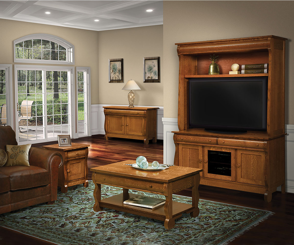 Old Classic Enclosed Coffee Table - Image 2